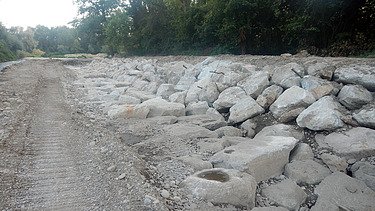 Foto von Arbeiten am Auenschutzpark