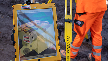 Bild der Baustelle des Kraftwerk Schils, Flums BIM 