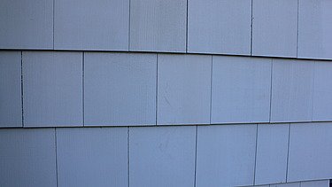 Ansicht der Schindelfassade