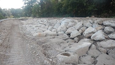 Foto von Arbeiten am Auenschutzpark