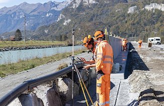 Foto von Einbau Gleise in Junzlen