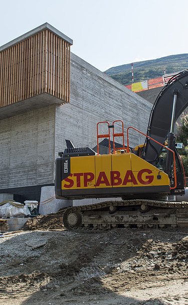 Foto von Baugrube Kraftwerk Realp II