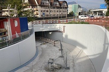 Bauarbeiten Unterführung Badstrasse Unterführung Badstrasse