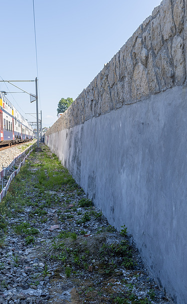Bild von Wädenswil Stützmauer