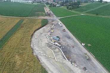 Bauarbeiten Hörnligraben in Wallisellen Dietlikon Bild vom Hörnligraben