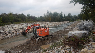 Foto von Arbeiten am Auenschutzpark