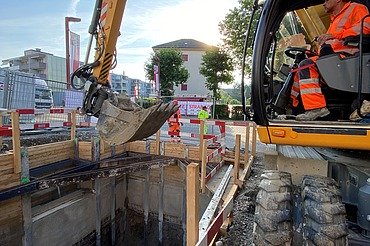 Bauarbeiten Zollikofen Foto von Bauarbeiten Zollikofen
