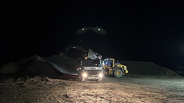 Foto von Nachtarbeit Totalumbau Bahnstrecke Meiringen