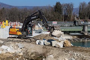 Bild von Bauarbeiten Dotierkraftwerk