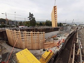 Foto Wandschalungselemente und deren Einbau