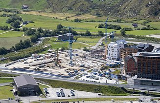 Foto von Baugrube Podiumserweiterung Los 3 in Andermatt