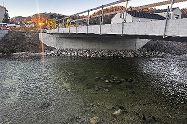 Perspektive der neuen Brücke auf Höhe Unterkant mit Blick unter die Brücke