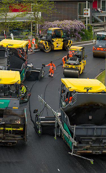 Foto von Asphalteinbau in Andelfingen