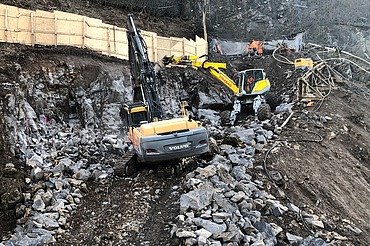 Bild von Kerenzerbergtunnel Neubau Sicherheitsstollen