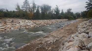 Foto von Arbeiten am Auenschutzpark