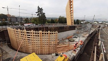 Foto Wandschalungselemente und deren Einbau