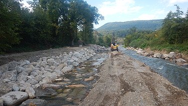 Foto von Arbeiten am Auenschutzpark