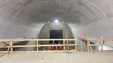 Detailaufnahme von der Baustelle nach Fertigstellung