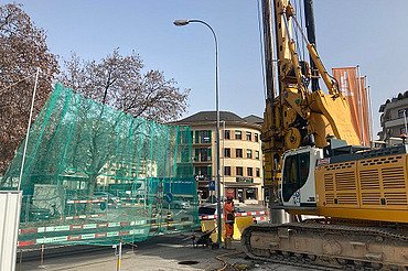 Foto von Baustelle Cour de gare