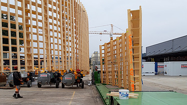 Foto Wandschalungselemente und deren Einbau