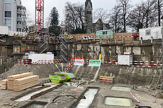 Baugrube Zürich-Oerlikon Baugrube Zürich-Oerlikon