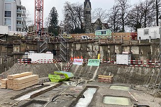 Baugrube Zürich-Oerlikon Baugrube Zürich-Oerlikon