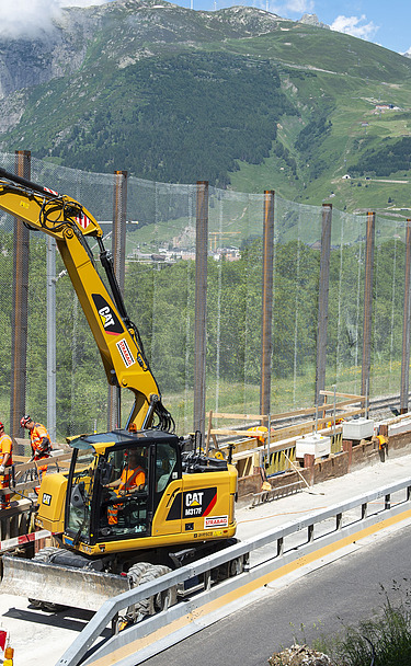 Instandsetzung Gotthardpassstrasse in Andermatt - STRABAG Foto von Instandsetzung Gotthardpassstrasse