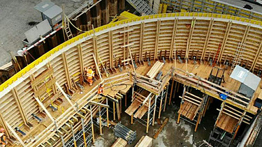 Foto Wandschalungselemente und deren Einbau