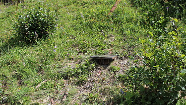 Sockel für die Pfähle