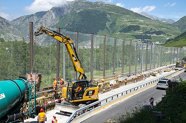 Instandsetzung Gotthardpassstrasse in Andermatt - STRABAG Foto von Instandsetzung Gotthardpassstrasse