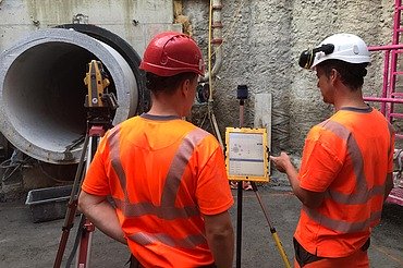 Foto vom Schachtbauwerk der Entwässerung Fahrweid