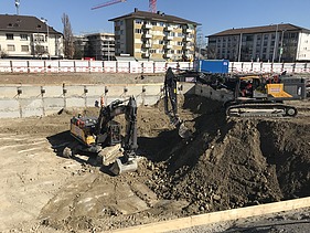 Bild von Baugrube Schulanlage Guggach