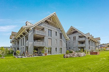 Foto vom Holzsystembauweise (Hybridbau) «am Bächli»