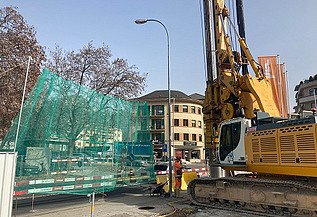 Foto von Baustelle Cour de gare