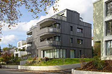 Neubau Zürich - Holzbau STRABAG Foto vom Neubau von Zürich Riedhofstrasse 96
