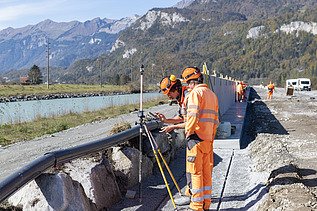 Foto von Einbau Gleise in Junzlen