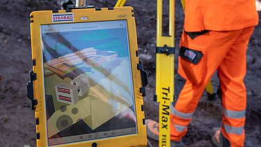 Bild der Baustelle des Kraftwerk Schils, Flums BIM 