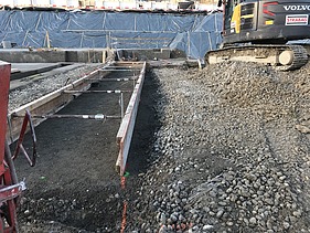 Bild von Baugrube Schulanlage Guggach