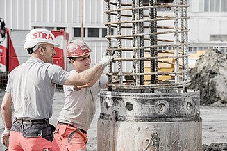 Arbeiten im Tiefbau Bild von Arbeiten im Tiefbau