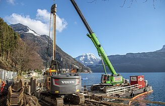 Foto Ufersanierung in Gersau