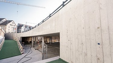 Ansicht mit eleganter Perspektive nach der Fertigstellung