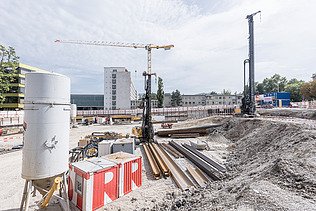 Foto von Baugrube BSS 