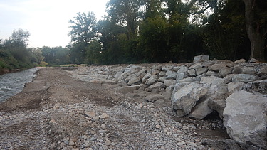 Foto von Arbeiten am Auenschutzpark