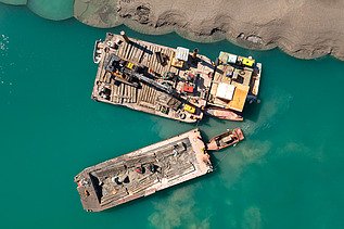 Bild von Einlaufbauwerk Stausee Solis