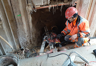 Foto Erstellung Mischwasserkanal DN 1000