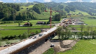 Die gesamte Baustelle nach Fertigstellung in der Vodelperspektive