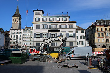 Drohnenaufnahme der neuen Wasserkammern rechts im Bild und der bestehenden Wasserkammern 