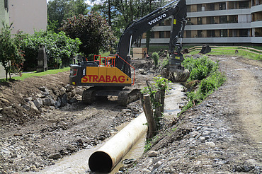 Foto Hochwasserschutz Aabach in Uster