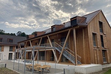 Neubau Leben an der Thur - Holzbau STRABAG Foto vom Neubau Leben an der Thur