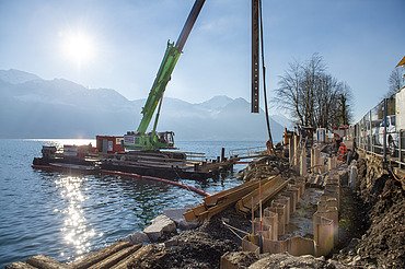 Foto Ufersanierung in Gersau